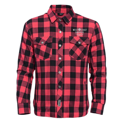 West Coast Choppers Motorcycle Co. Riding Shirt Red/Black