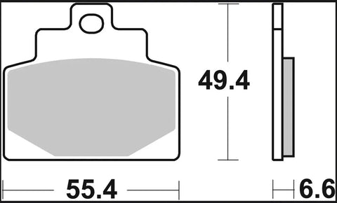 Brembo Sintered Metal Front Brake Pads 07108XS