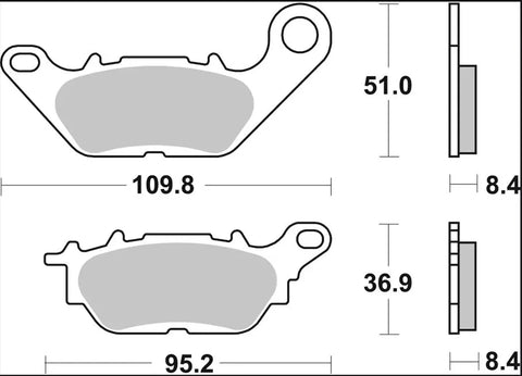 Brembo Ceramic Front & Rear Brake Pads 07114