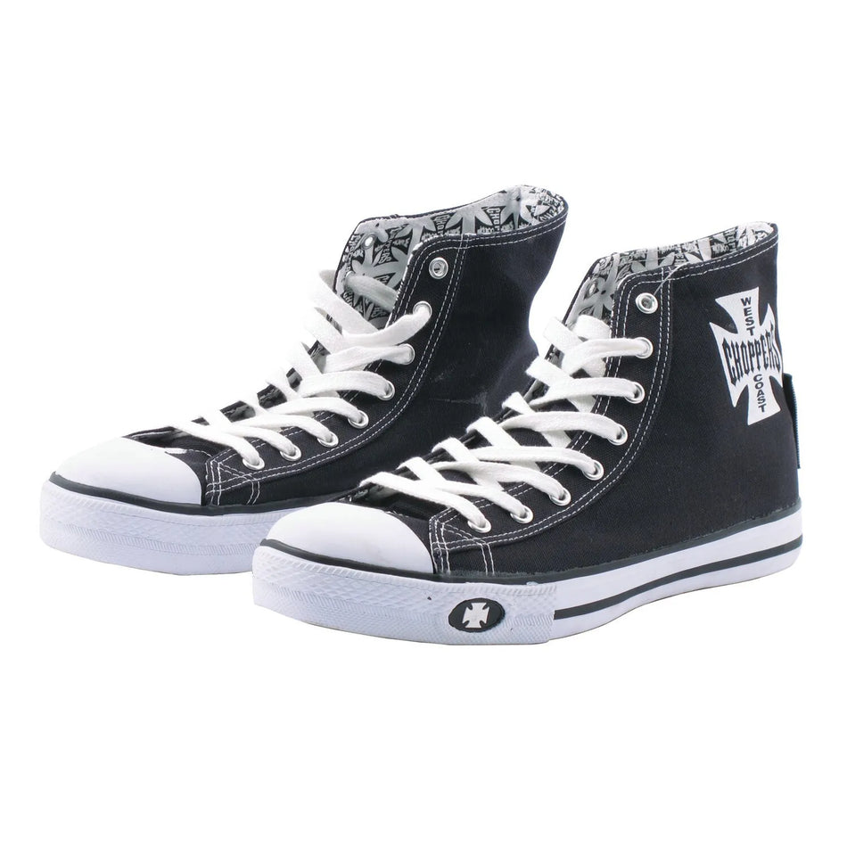 West Coast Choppers Warrior Hi-Top Shoes Black