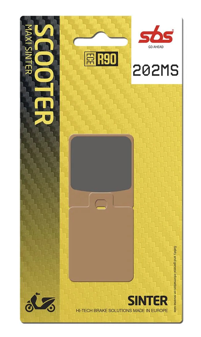 SBS Sintered Metal Front & Rear Brake Pads 202MS