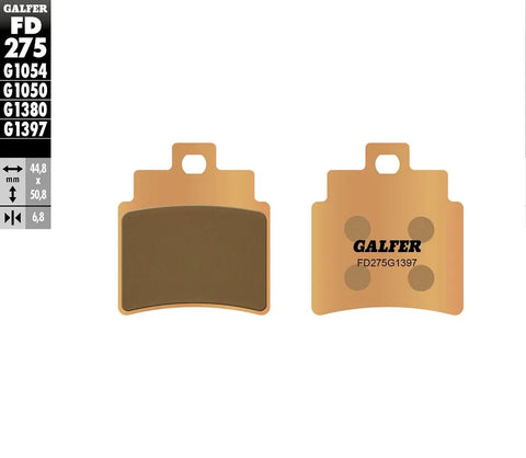 Galfer Sintered Metal Front & Rear Brake Pads FD275G1397