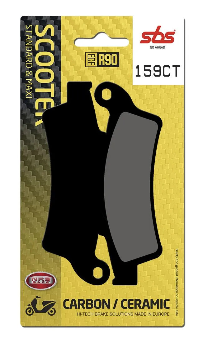 SBS Organic Front Brake Pads 159CT