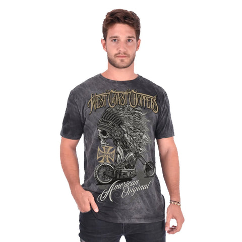 West Coast Choppers Chief T-Shirt Dark Grey