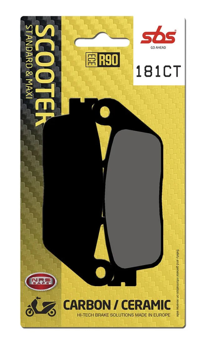 SBS Organic Front Brake Pads 181CT