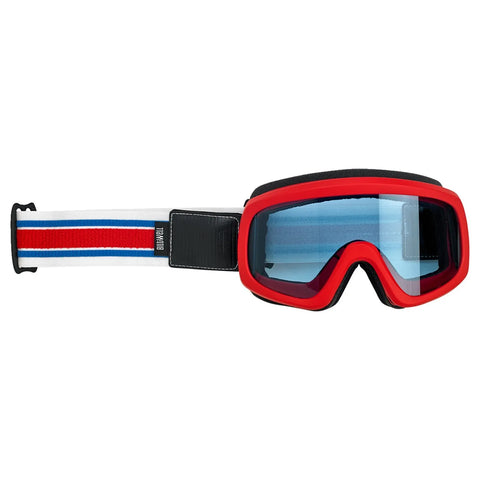 Biltwell Overland 2.0 Racer Goggle R/W/B