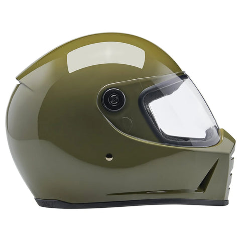 Biltwell Lane Splitter Helmet Olive Green
