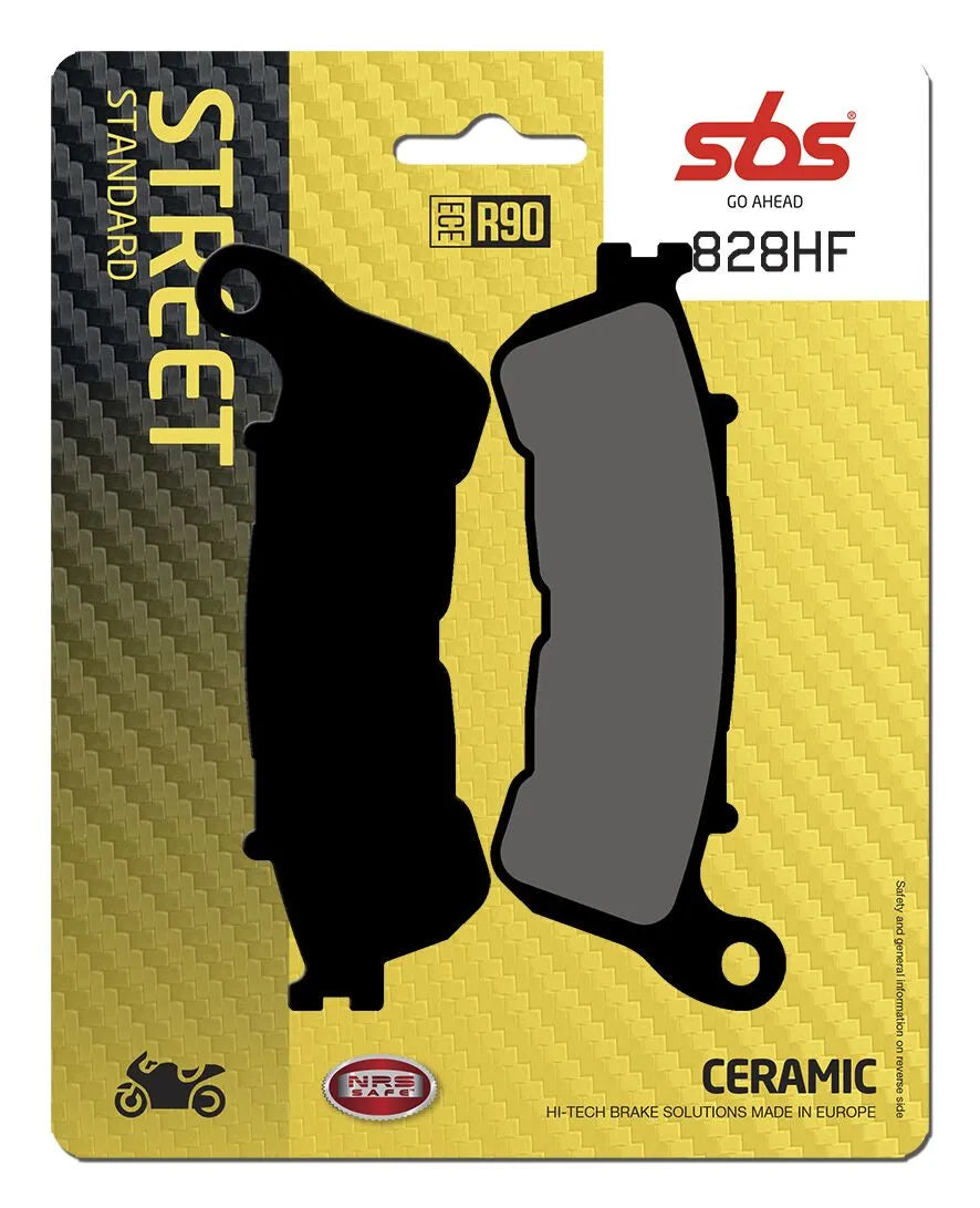 SBS Organic Front & Rear Brake Pads 828HF
