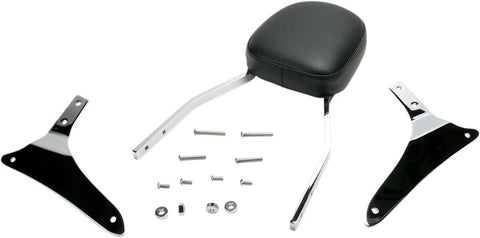 Cobra Tall Square Sissy Bar Chrome with Pad (02-5465)