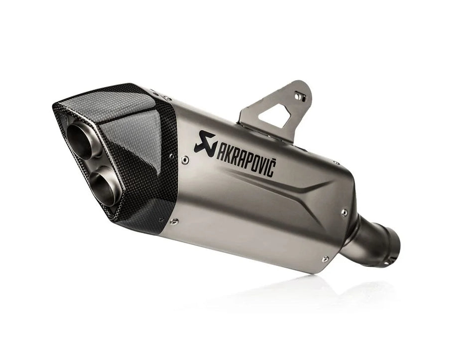 Akrapovic Slip-on Line Muffler Titanium Carbon End Cap BMW