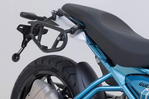 SW-Motech Legend Gear LC1 & LC 2 Side Bag System Black Edition — Royal Enfield Guerrilla