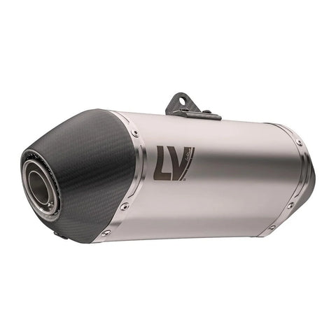 LeoVince LV-14 Stainless Steel Slip-on Muffler Ece Honda Transalp