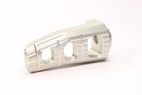 Gilles Tooling Touring Motorcycle Rider Footpegs Silver (RGK-950-UF20-SET-S)
