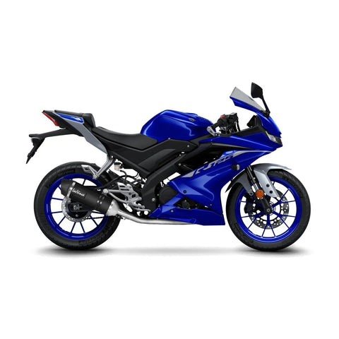 LeoVince LV One EVO Black Edition Stainless Steel Exhaust System with CAT Yamaha (14365EBK)