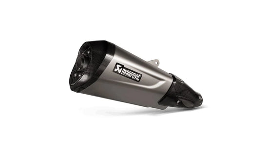 Akrapovic Slip-on Line Muffler Stainless Steel Carbon End Cap Vespa (S-VE3SO11-ZDFSS)