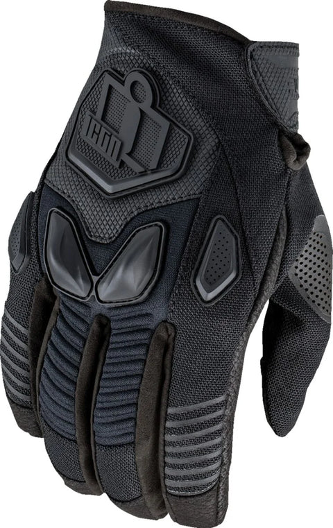 ICON Automag3 CE Textile Gloves Black