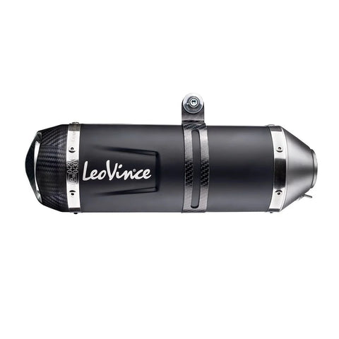 LeoVince LV One EVO Black Edition Stainless Steel Exhaust System with CAT Honda Neo Sports Cafe