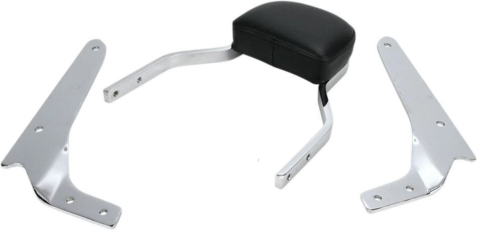 Cobra Mini Square Sissy Bar Chrome with Pad (02-4611)