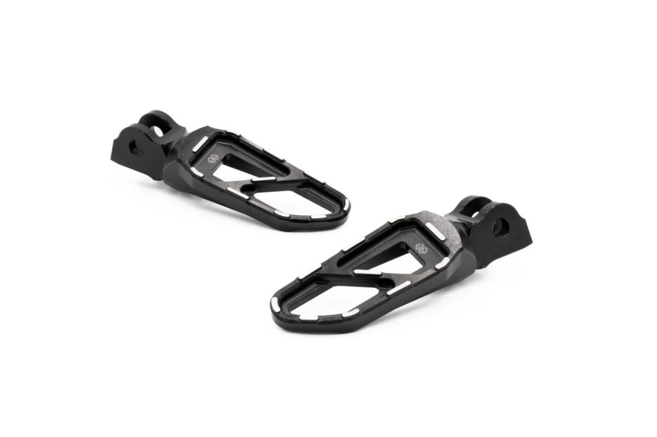 Gilles Tooling Urban-Pro Motorcycle Rider Footpegs Black (RGK-111-UF40-SET-B)