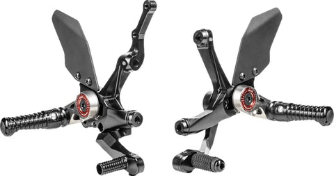 Gilles Tooling MUE2 Adjustable Rearset Black (MUE2-D03-B)