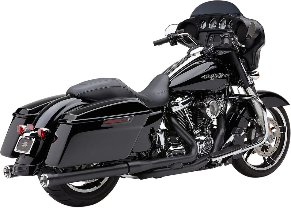 Cobra 3" Slip-on Mufflers Black with Race-Pro Tips