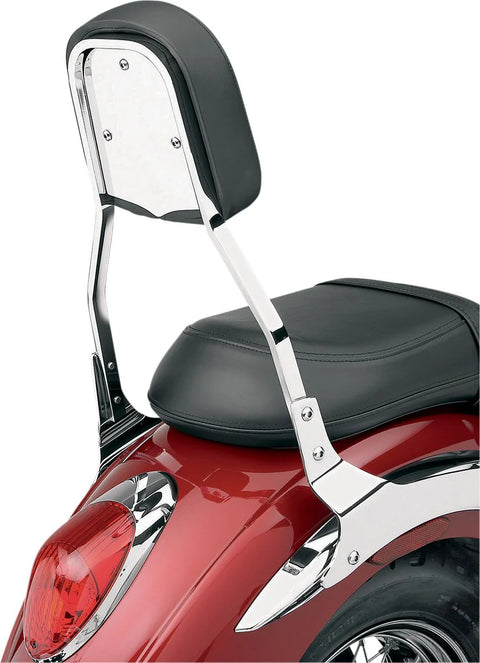 Cobra Plain Steel Backrest Insert Chrome for Tall Square Backrests