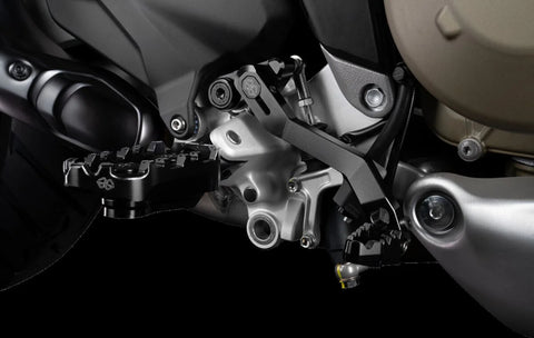 Gilles Tooling Tech-X Enduro Motorcycle Rider Footpegs Black (RGK-680-UF35-SET-B)
