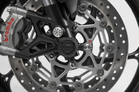 SW-Motech Front Axle Slider Set Black Kawasaki Z900