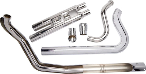 Cobra Speedster Slash Down Exhaust Chrome with PowerPort (6882)