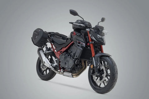 SW-Motech PRO Blaze H Saddlebag Set with Edge Protection & Heat Guard — Honda Hornet