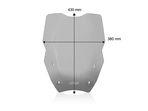 WRS Caponord Windscreen Smoked (BM090F)