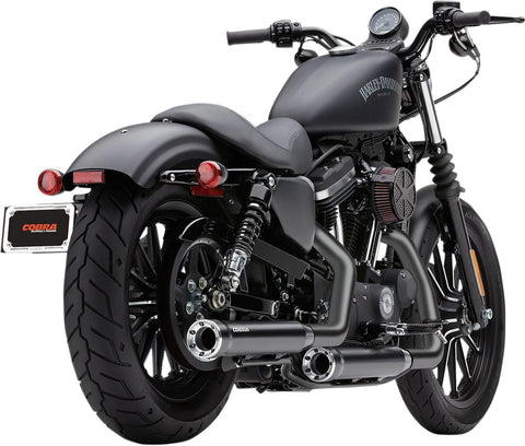 Cobra 3" Slip-on RPT Mufflers Powder-Coated Black (6081RB)