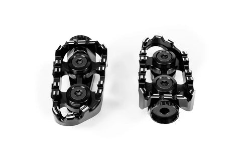 Gilles Tooling Tech-X Enduro Rider Footpegs Black (RGK-121-UF35-SET-B)