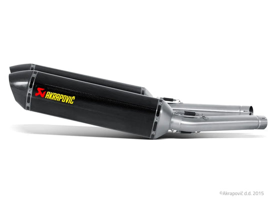 Akrapovic Slip-on Line Dual Muffler Carbon Suzuki Hayabusa