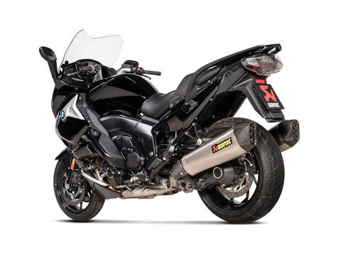 Akrapovic Slip-on Line Dual Muffler Titanium Carbon End Cap BMW