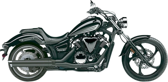 Cobra 4" Scalloped Slip-on Mufflers Black