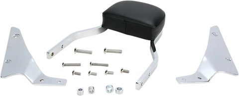 Cobra Mini Square Sissy Bar Chrome with Pad (02-4650)