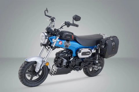 SW-Motech Legend Gear Side Bag LC2 Black Edition System (Left) — Honda ST 125