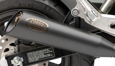 Cobra Slip-on Muffler Black with Bronze Tip (1137BZ)