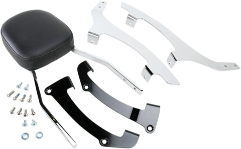 Cobra Standard Square Sissy Bar Chrome with Pad (02-5136)