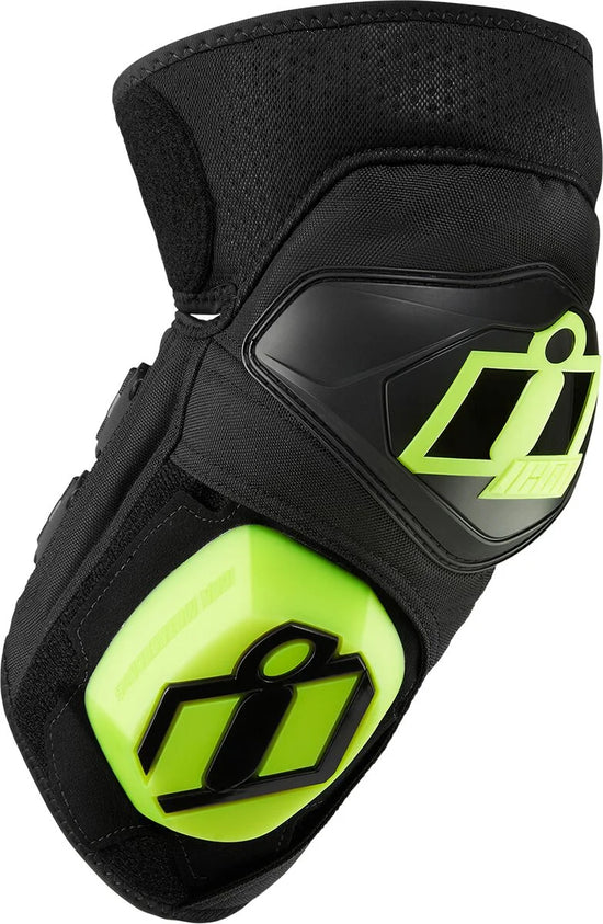 ICON Cloverleaf 2 Knee Pads Black/Hi-Vis Yellow