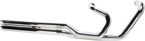 Cobra Hot Rod Speedster Long 2-into-2 Straight-Cut Exhaust System Triple-Chrome (1926T)