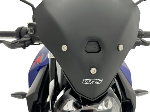 WRS Touring Windscreen Matt Black (BM101NO)