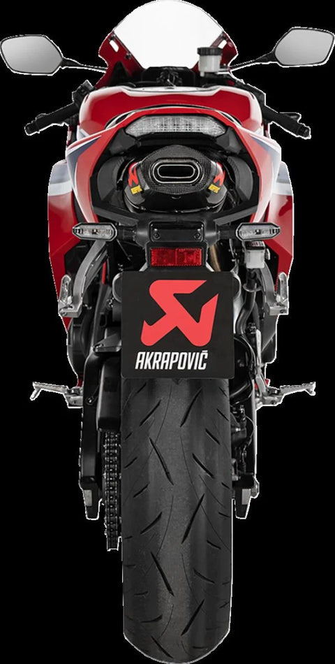 Akrapovic Slip-on Line Muffler Titanium Carbon End Cap Honda CBR 600 RR (S-H6SO17-HACT)