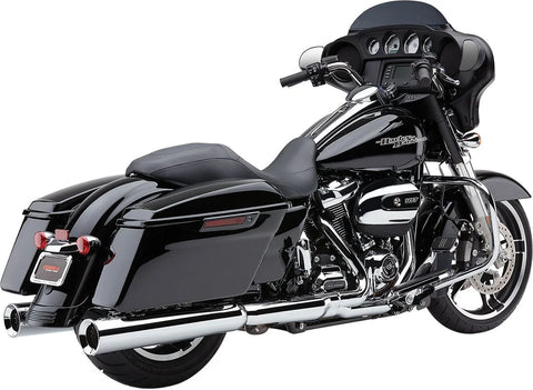 Cobra 4-1/2" Round Slip-on PowrFlo Mufflers Chrome