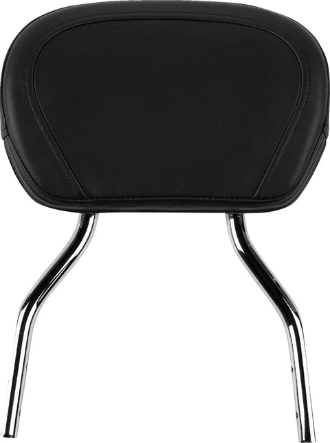 Cobra Short Round Sissy Bar Chrome with Pad (02-8961)