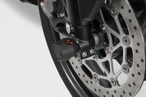 SW-Motech Front Axle Slider Set Black Kawasaki Z900