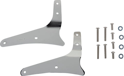 Cobra Short Round Sissy Bar Chrome with Pad (02-8961)