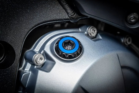 Gilles Tooling Motorcycle Oil Filler Cap M27x3 Black