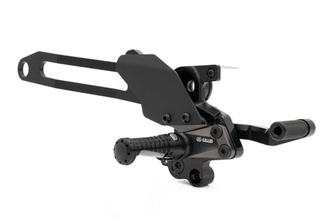 Gilles Tooling AS31GT3 Adjustable Rearset Black (AS31GT3-H16-B)